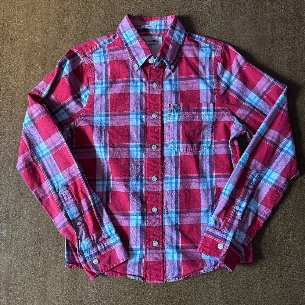 Abercrombie & Fitch A&F Muscle Dress Shirt - Size Small